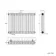 Athens Stone Grey Triple Column Horizontal Traditional Radiator 600x785mm