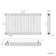 Athens Stone Grey Triple Column Horizontal Traditional Radiator 600x1010mm