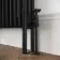 Athens Matt Black Triple Column Horizontal Traditional Radiator 600x1010mm