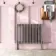 Athens Stone Grey Double Column Horizontal Traditional Radiator 600x785mm
