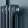 Athens Inky Blue Double Column Horizontal Traditional Radiator 600x1010mm
