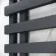 Palermo Anthracite Designer Heated Towel Rail 800x450mm