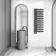 Palermo Anthracite Designer Heated Towel Rail 1200x450mm