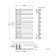 Palermo Matt Black Designer Heated Towel Rail 800x450mm