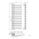 Palermo Matt Black Designer Heated Towel Rail 1200x450mm
