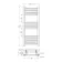 Barcelona Matt Black Straight Heated Towel Rail 1000x400mm