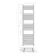 Barcelona Matt Black Straight Heated Towel Rail 1800x500mm