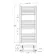 Naples Premium Matt Black Straight Heated Towel Rail 1000x450mm