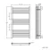 Barcelona Brushed Brass Straight Heated Towel Rail 1000x600mm