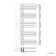 Seville Brushed Brass Designer Flat Panel Heated Towel Rail 1600x600mm