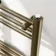 Barcelona Antique Gold Straight Heated Towel Rail 650x400mm