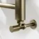 Barcelona Antique Gold Straight Heated Towel Rail 1200x500mm