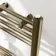 Barcelona Antique Gold Straight Heated Towel Rail 1200x600mm