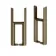 Antique Gold Traditional 3 Column Radiator Feet