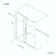 Stockholm Matt Black Easy Clean 8mm Frameless Sliding Shower Door 1400mm