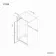Vienna Easy Clean 8mm Hinged Shower Door 1000mm