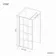 Munich Matt Black Grid Easy Clean 8mm Wet Room Shower Glass Panel 1000mm