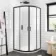 London Matt Black 6mm Quadrant Shower Enclosure 800x800mm