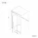 Helsinki Matt Black Premium Easy Clean 8mm Hinged Shower Door 1000mm