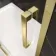 Hamburg Brushed Brass Easy Clean 8mm Sliding Shower Door 1100mm - Easy Fix Feature