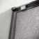 Lyon Gunmetal 8mm Laminated Wet Room Shower Glass Panel with Grey Frost Pattern 800mm