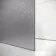 Lyon Gunmetal 8mm Laminated Wet Room Shower Glass Panel with Grey Frost Pattern 900mm