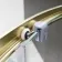 London Brushed Brass 6mm Offset Quadrant Shower Enclosure 1200x800mm