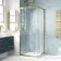 London Brushed Brass 6mm Corner Entry Shower Enclosure 800x800mm