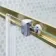 London Brushed Brass 6mm Corner Entry Shower Enclosure 800x800mm