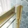 London Brushed Brass 6mm Pivot Shower Door 700mm