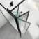 Munich Fluted Effect Matt Black Framed Easy Clean 8mm Pivotal Wet Room Shower Glass Return Panel 250mm