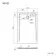 Sydney Low Profile Rectangular Gloss White Stone Shower Tray 1400x900mm