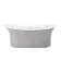 Trafalgar Silver Effect 1700mm Freestanding Roll Top Slipper Bath