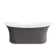 Trafalgar Graphite Grey 1700mm Freestanding Roll Top Slipper Bath