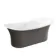 Trafalgar Graphite Grey 1700mm Freestanding Roll Top Slipper Bath