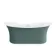 Trafalgar Midnight Green 1700mm Freestanding Roll Top Slipper Bath