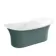 Trafalgar Midnight Green 1700mm Freestanding Roll Top Slipper Bath