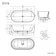 Barnet 1700mm Fluted Freestanding Bath