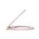 Hudson Traditional Cashmere Pink Wooden Soft Close Seat with Brushed Brass Hinges