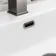 Gunmetal Grey Oval Basin Overflow Ring