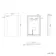 Emielia Battery Operated Illuminated LED Cloakroom Mirror 600x400mm