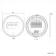 Mollie Black Framed Round Illuminated LED Mirror 800mm