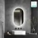 Emilee Oval Illuminated LED Mirror 800x450mm