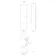 Madelyn Corner Stainless Steel Mirror cabinet 1200mm Tall