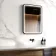 Olivia Black Framed Illuminated LED Mirror 700x500mm