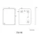 Olivia Black Framed Rectangular Bathroom Mirror 700x500mm
