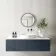 Mollie Black Framed Round Bathroom Mirror 500mm
