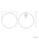 Mollie Black Framed Round Bathroom Mirror 500mm