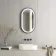 Darci Black Framed Illuminated LED Mirror 900x500mm