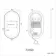 Darci Black Framed Illuminated LED Mirror 900x500mm